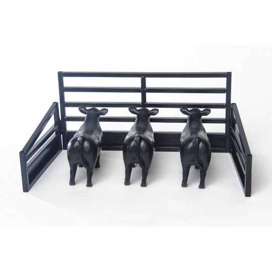 Little Buster Toys Show Cattle Stall Display Black