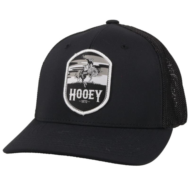 Hooey Cheyenne Flexfit Cap - Black w/Patch