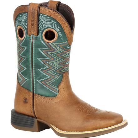Durango Lila Rebel Pro Big Kid Western Boot - Tidal Teal
