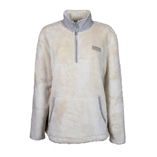Hooey Ladies Pull Over Cream Fleece w/ Tan Accents