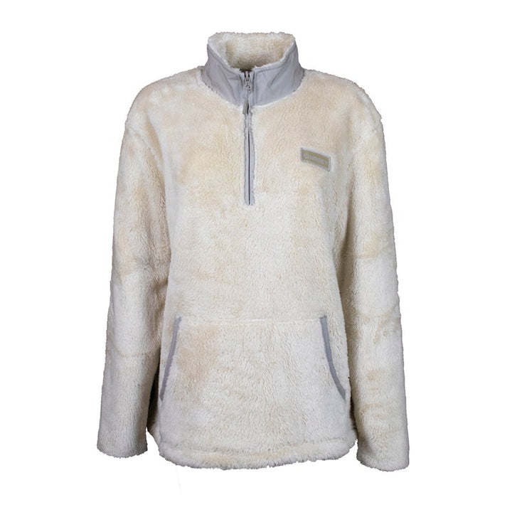 Hooey Ladies Pull Over Cream Fleece w/ Tan Accents