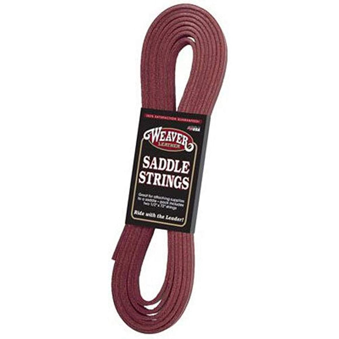 Weaver Leather Saddle String Handy Pack 1/2" x 72" - Burgundy