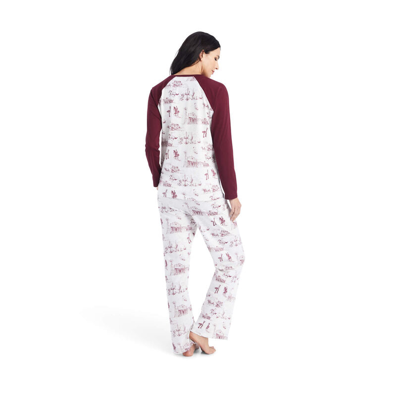 Ariat Women's Pajama Set Western Toile