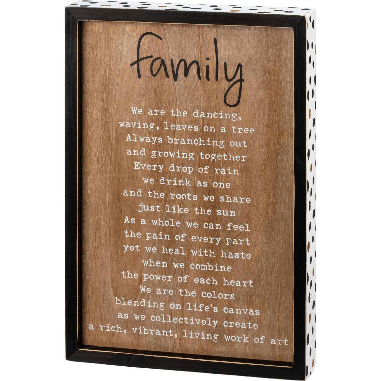 Inset Box Sign  Family