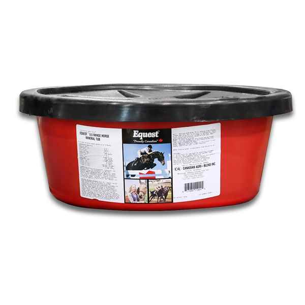 Equest Agri-Blok 8:8 Salt Mineral Tub - 25kg w/lid