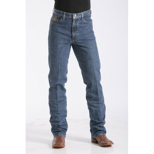 Cinch Mens Slim Fit Bronze Label Jeans - Dark Stonewash