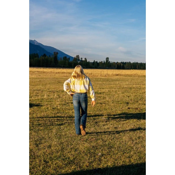 Cowgirl Couture Girl's Millie Bootcut Jeans - Medium Wash