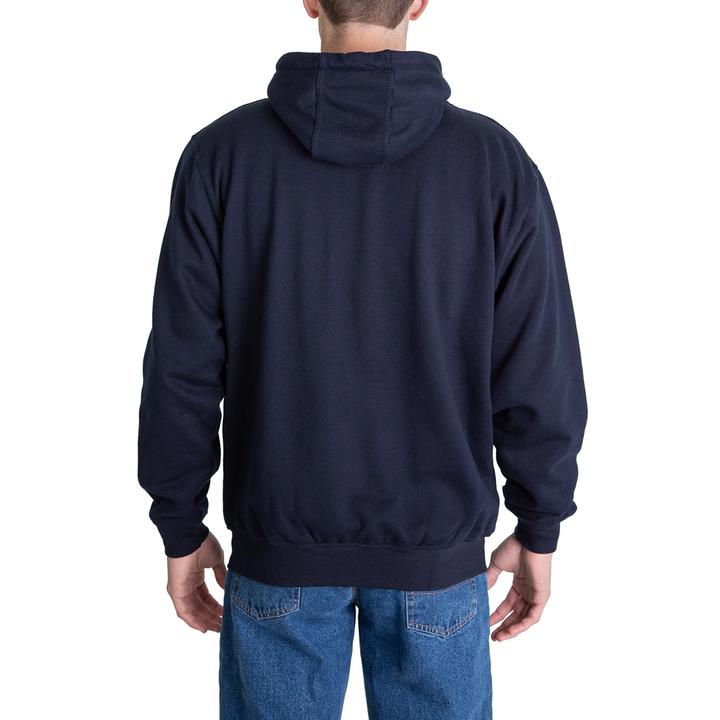 Berne Mens Original Thermal Hooded Sweatshirt Navy