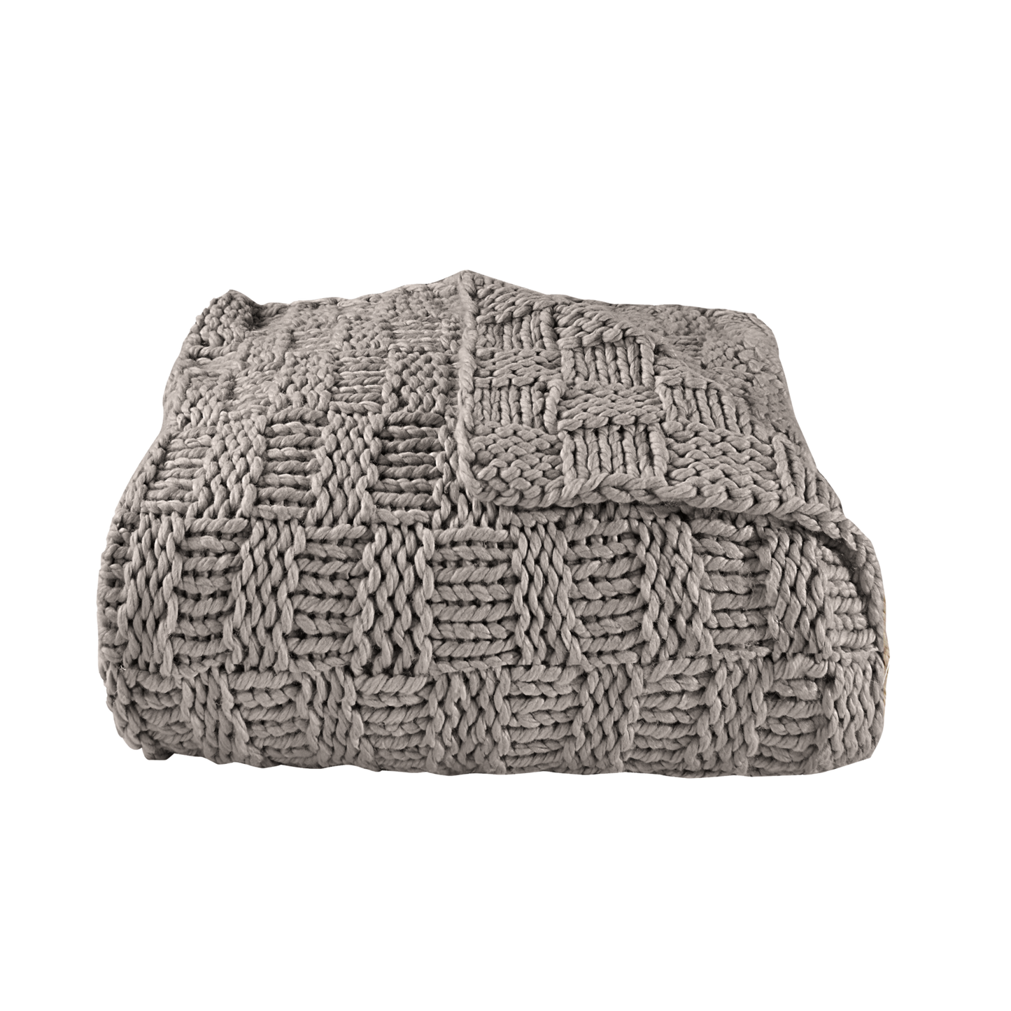 Hiend Accents Hand Knitted Chess Throw  50 x 60