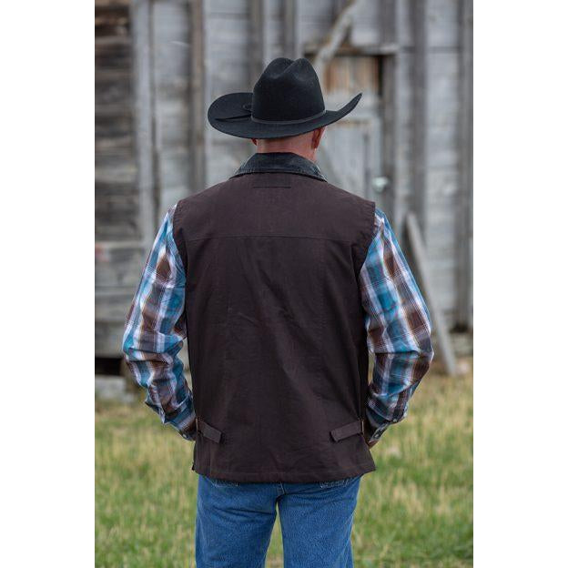 Wyoming Oilskin Concealed Carry Vest