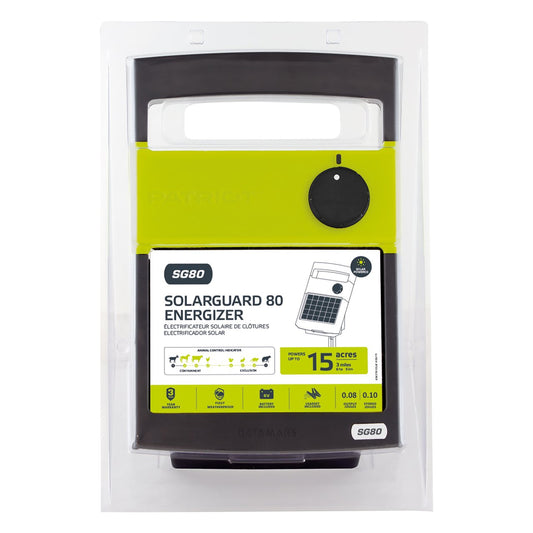 Patriot SG80 6v Solar Energizer