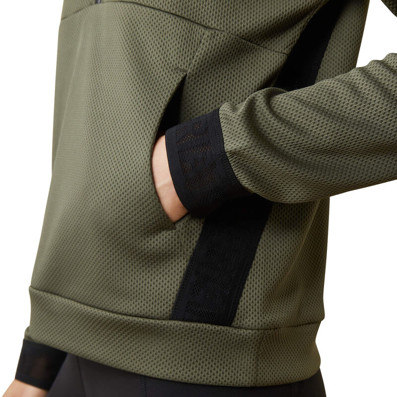 Ariat Womens Breathe 1/2 Zip Sweatshirt - Beetle