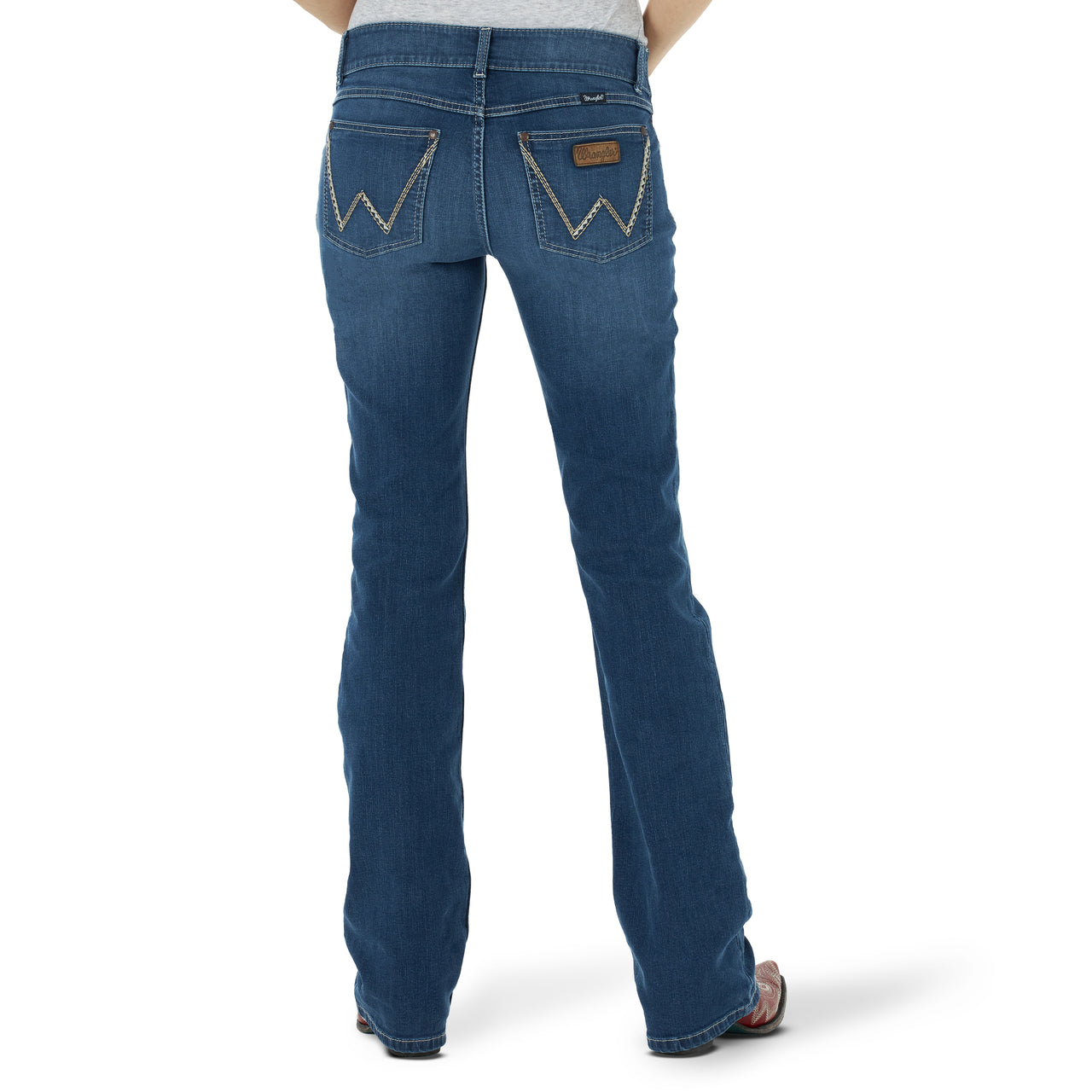 Wrangler Women's Retro Mae Maternity Mid Rise Bootcut Jeans - Allie