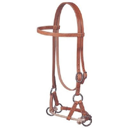Weaver Leather Harness Leather Side Pull Single Rope Average