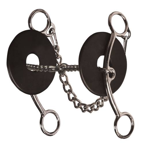 Professional's Choice Brittany Pozzi Lifter Series - Twisted Wire Snaffle 6"Shank