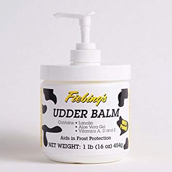 Fiebing's Udder Balm, aids in frost protection, 4oz