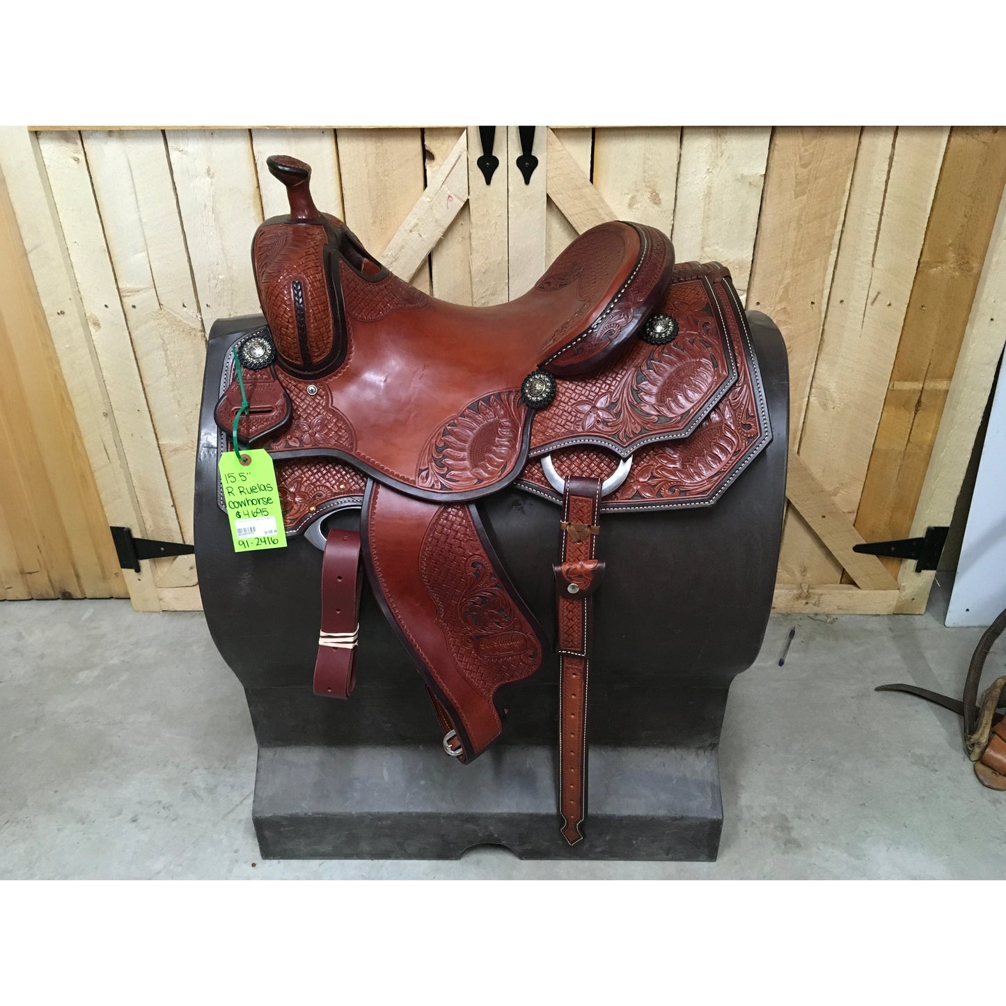 R. Ruelas 15.5" Cowhorse Saddle