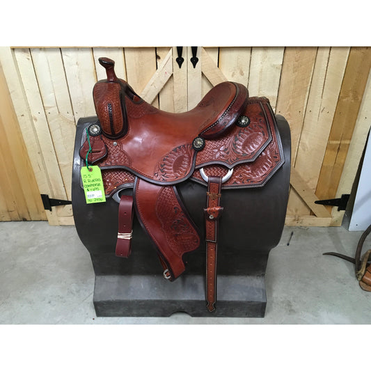 R. Ruelas 15.5" Cowhorse Saddle