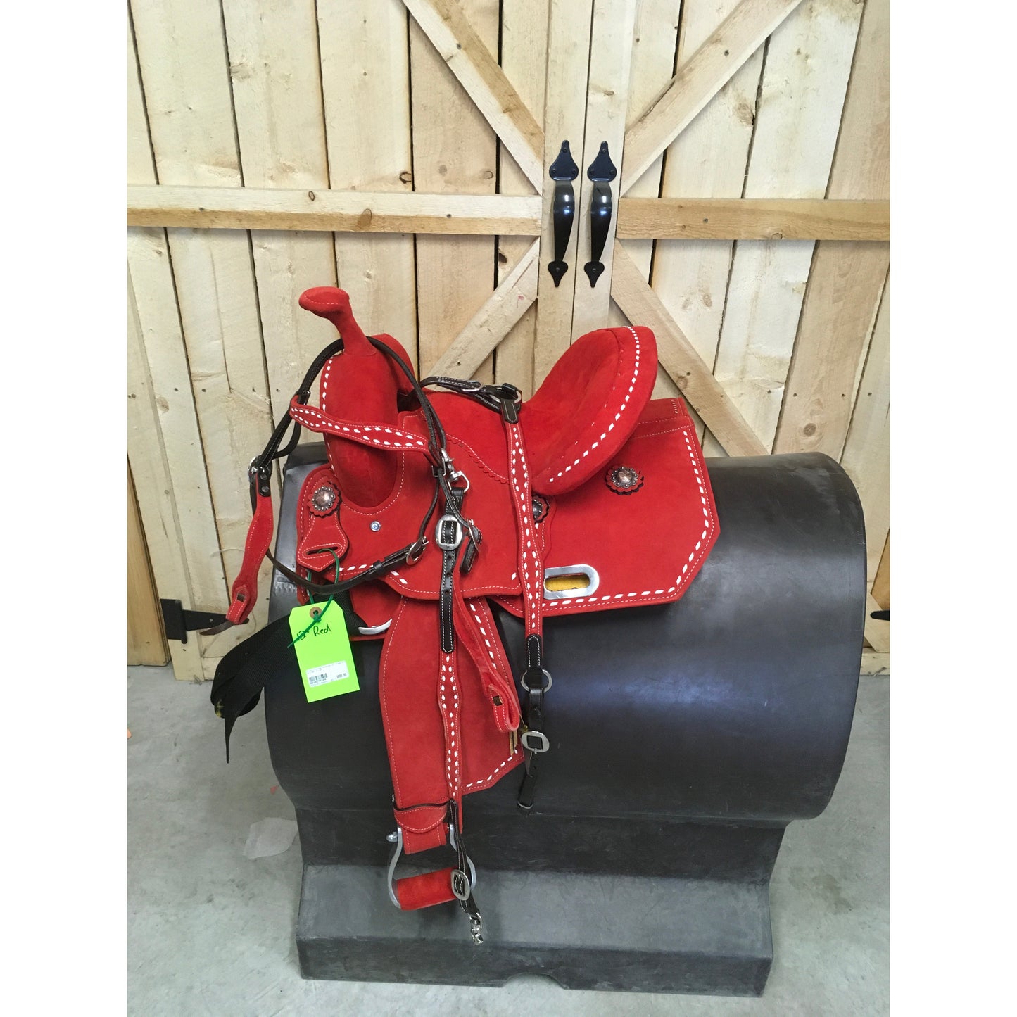 Kids Cloured Saddles w/ Headstall & Wither Strap