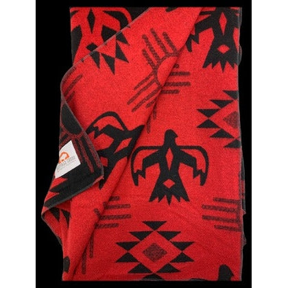 Blanket Throw 50 x 60 Buffalo Cross