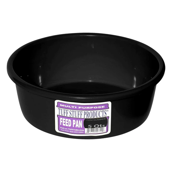 TuffStuff Feed Pan 5qt - Black