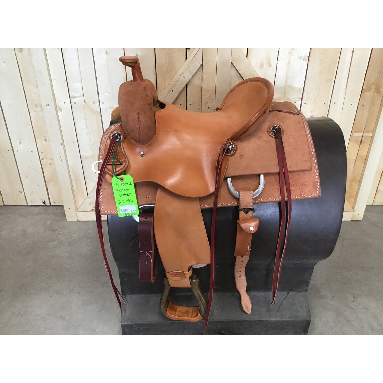 Irvine 15.5" Ranch Cutter Saddle