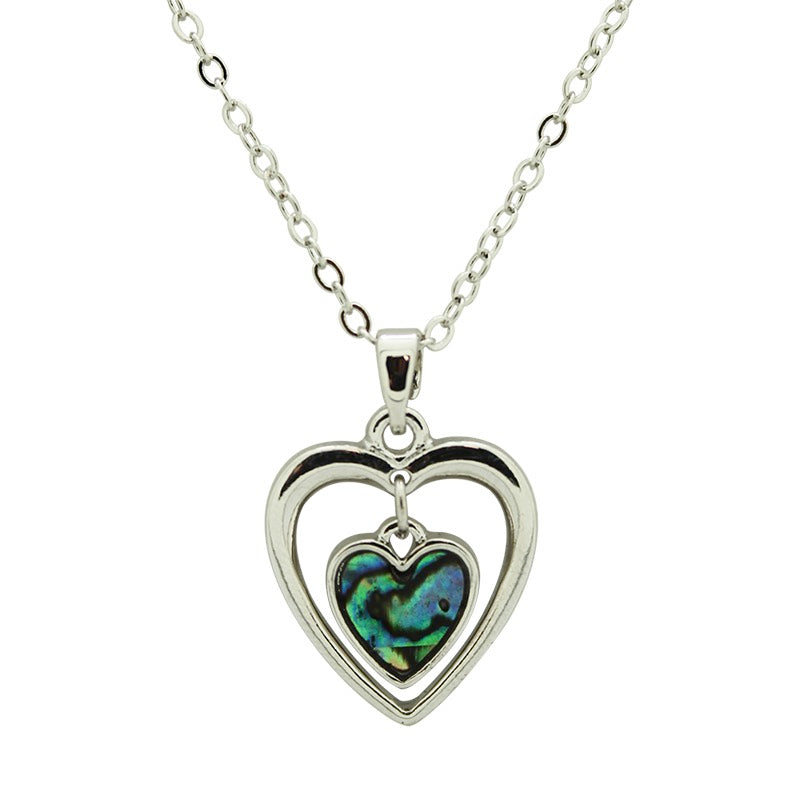 Follow Your Arrow Necklace - Heart in Heart