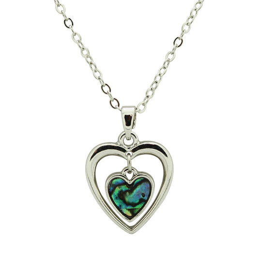 Follow Your Arrow Necklace - Heart in Heart