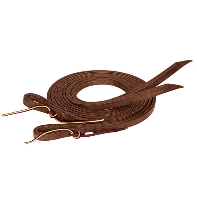 Weaver Leather  ProTack Oiled Extra Heavy Harness Split Rein 5/8"x8' - Irvine Tack & Western Wear