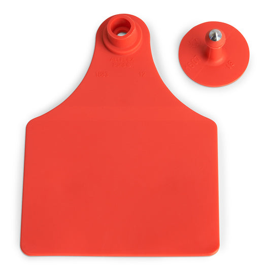 Allflex Large Tag Complete - Numbered Red 2-Piece