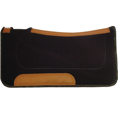 Diamond Wool Contoured Ranch Saddle Pad 1" - Assorted Sizes & Colours