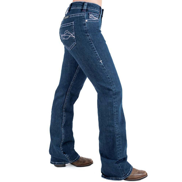 Cowgirl Tuff Women's Freedom Jeans - Medium Wash