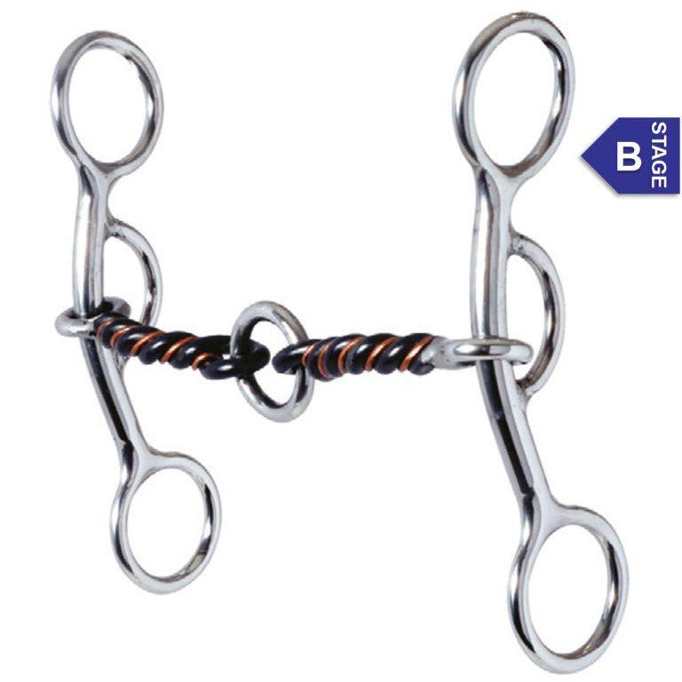 Reinsman Just Enough 3-Piece Life Saver Snaffle Bit
