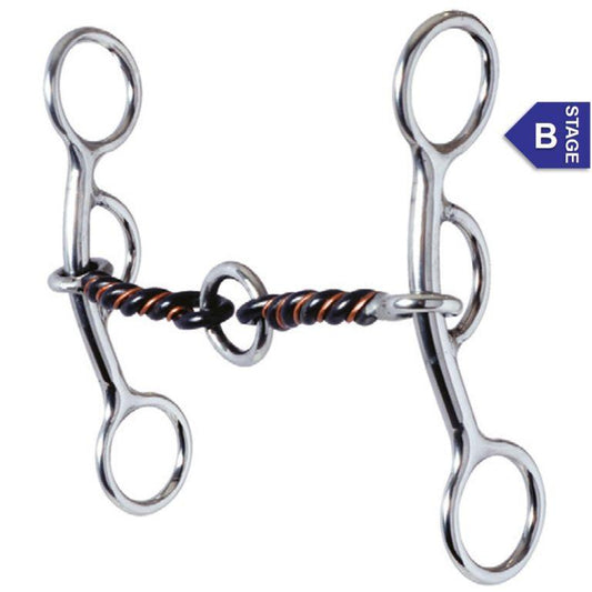 Reinsman Just Enough 3-Piece Life Saver Snaffle Bit