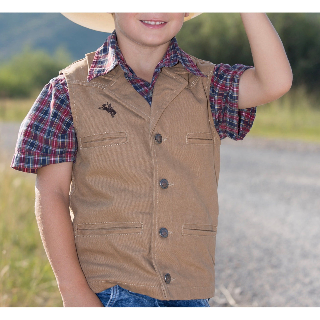 Wyoming Traders Youth Bronco Vest