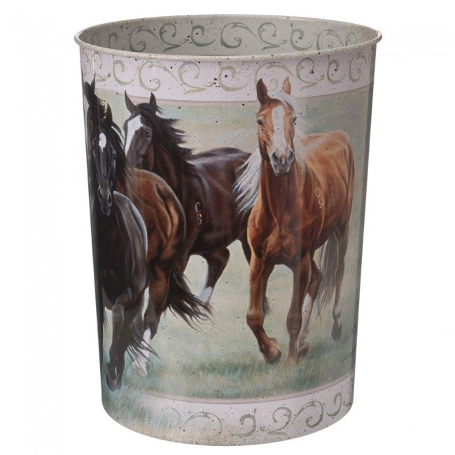 Waste Basket Horses