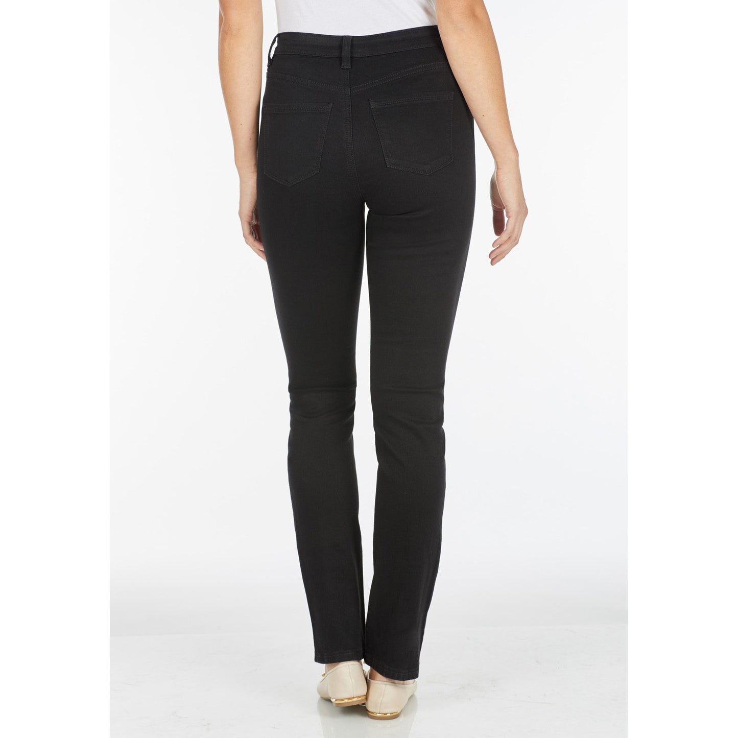 FDJ Womens Petite Peggy Straight Leg Jeans