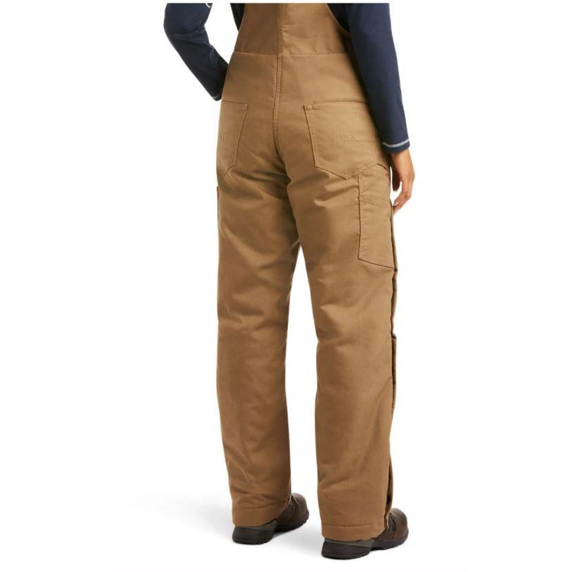 Ariat Women's Rebar DuraCanvas Insulated Bib Overalls - Field Khaki