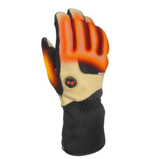 **Fieldsheer Unisex Blacksmith Heated Work Gloves - Black/Tan