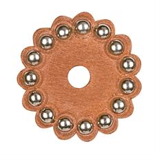 Weaver Leather Replacement Leather Rosettes - Russet - Irvine Tack &amp; Western Wear