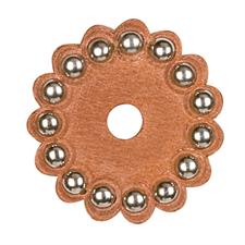 Weaver Leather Replacement Leather Rosettes - Russet