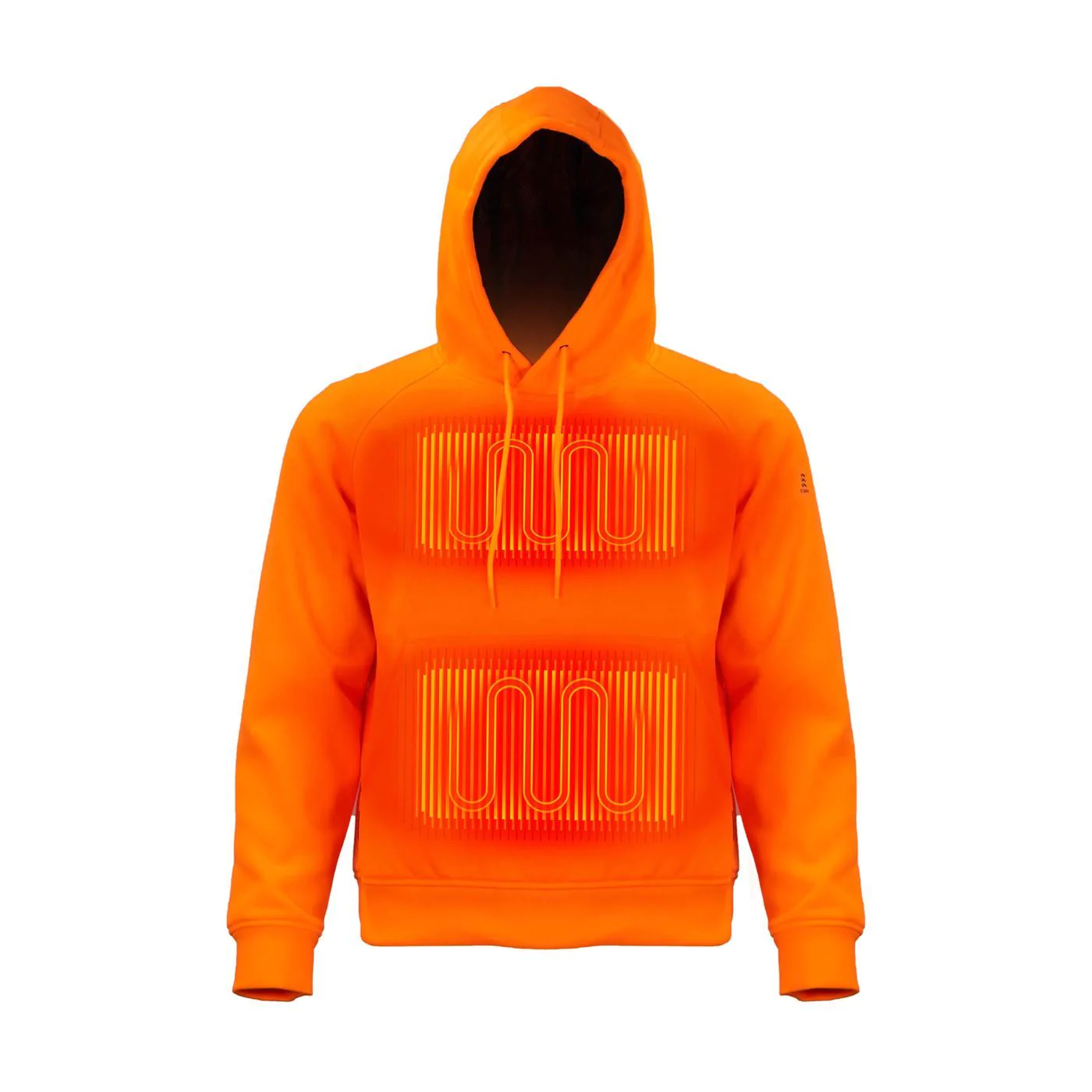 FieldSheer Men's Phase Performance Hoodie  Orange