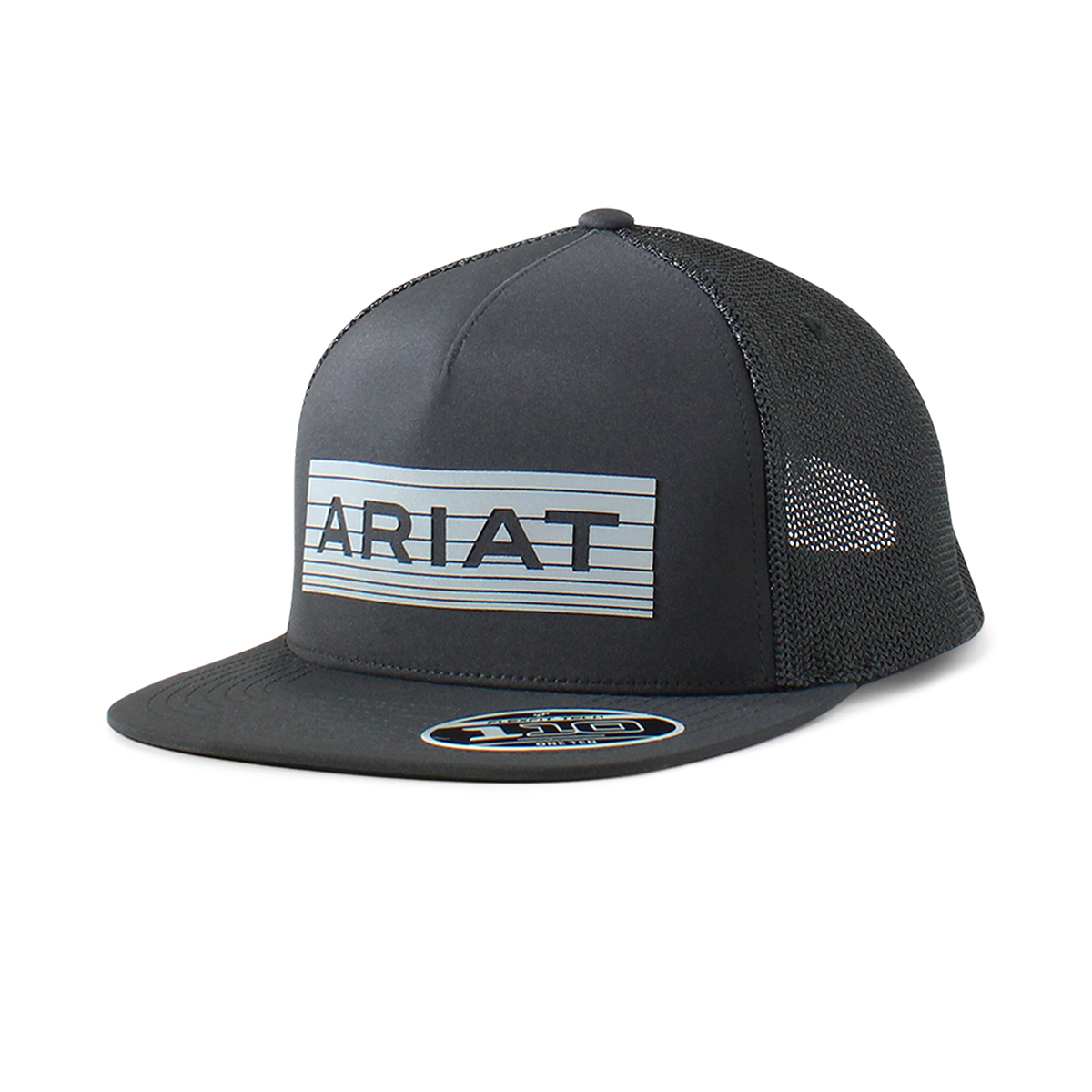 Ariat Mens Flexfit 110 Snapback Cap - Reflect Black
