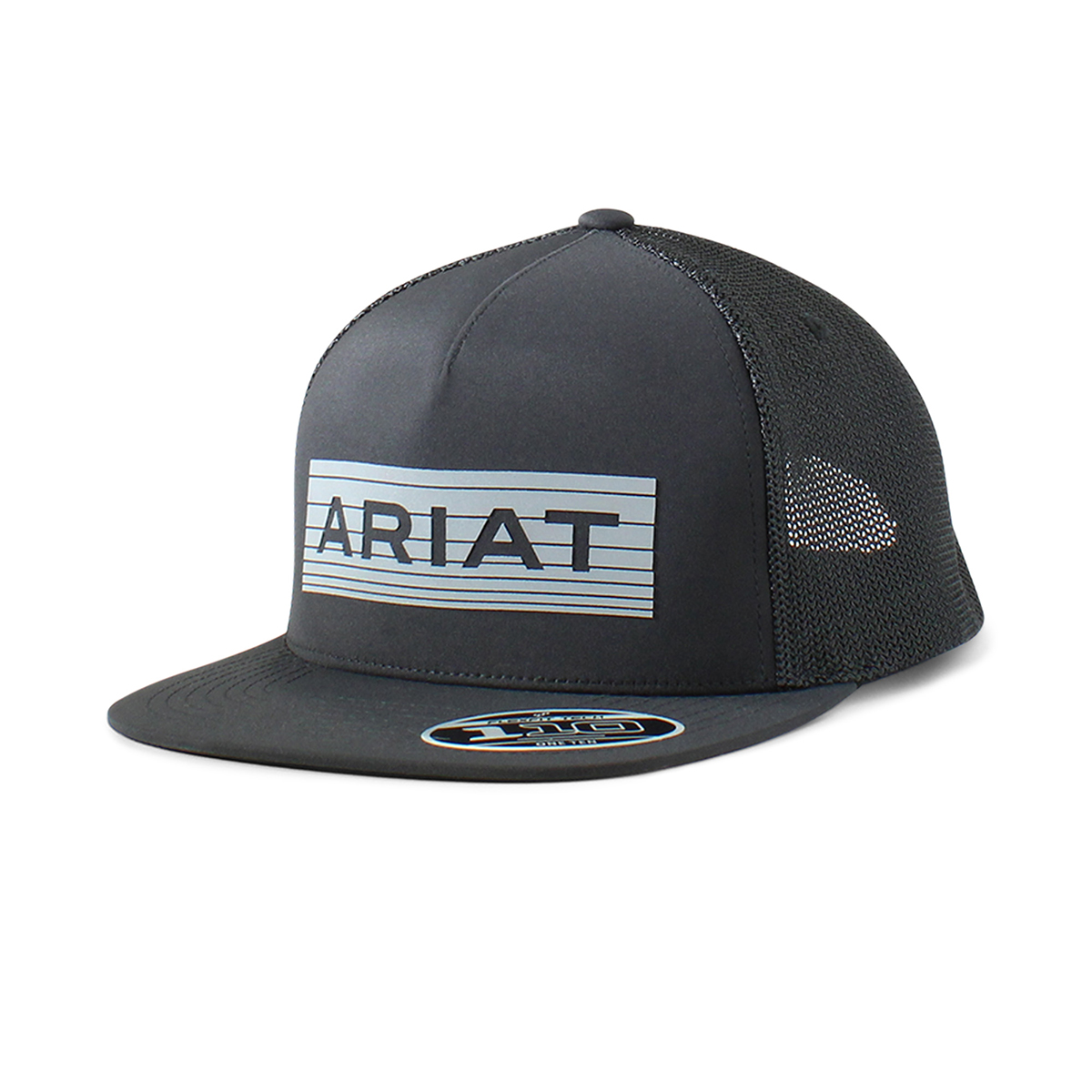 Ariat Mens Flexfit 110 Snapback Cap - Reflect Black - Irvine Tack & Western Wear