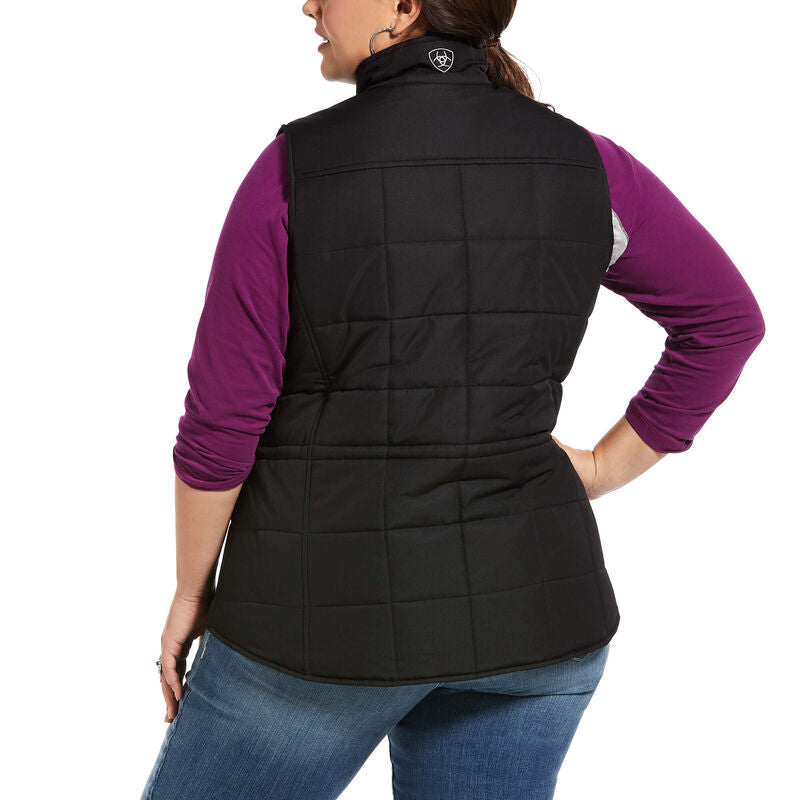 Ariat Womens REAL Crius Insulated Vest - Black
