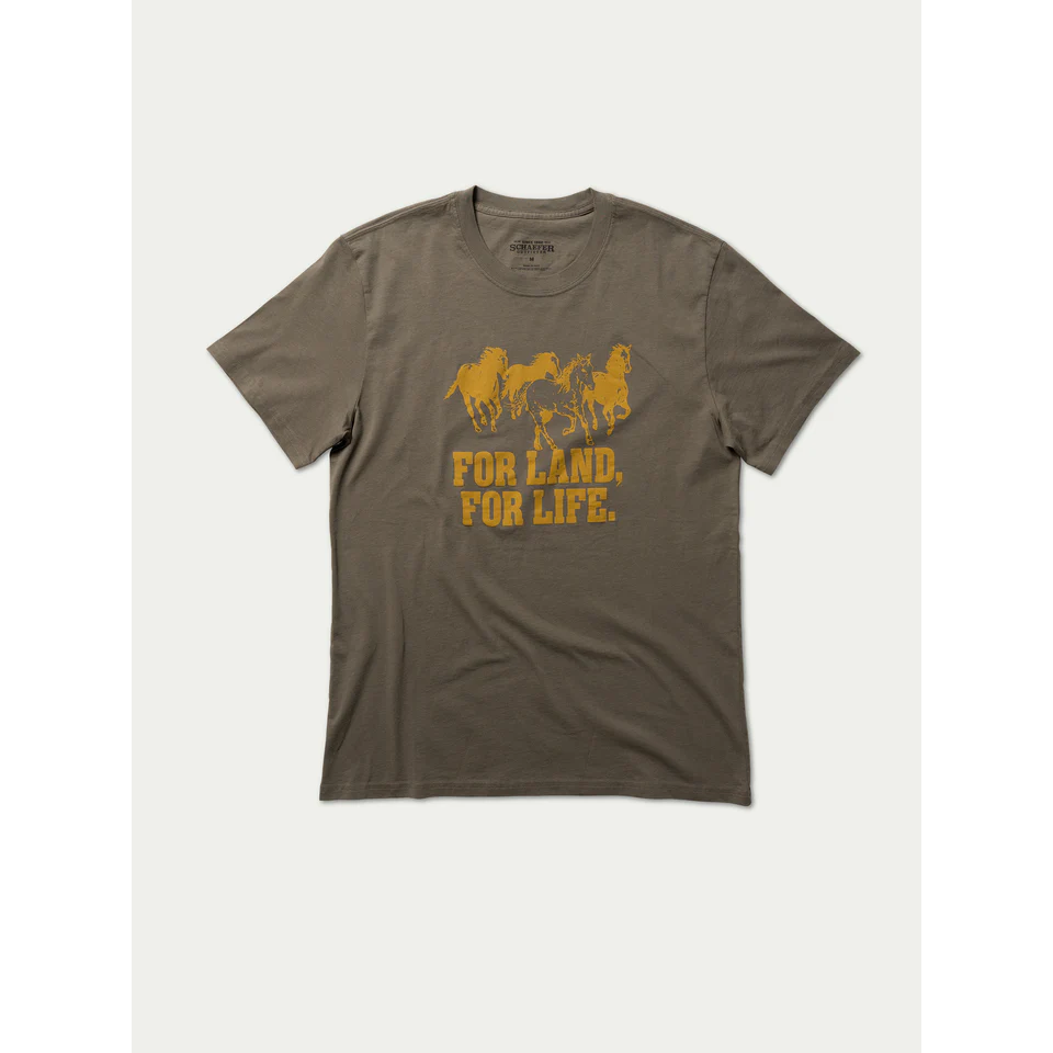 Schaefer Men's For Land For Life Tee - Olive