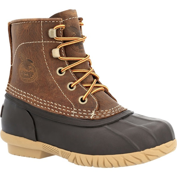 Georgia Kids Brown 5" Work Brown Boots