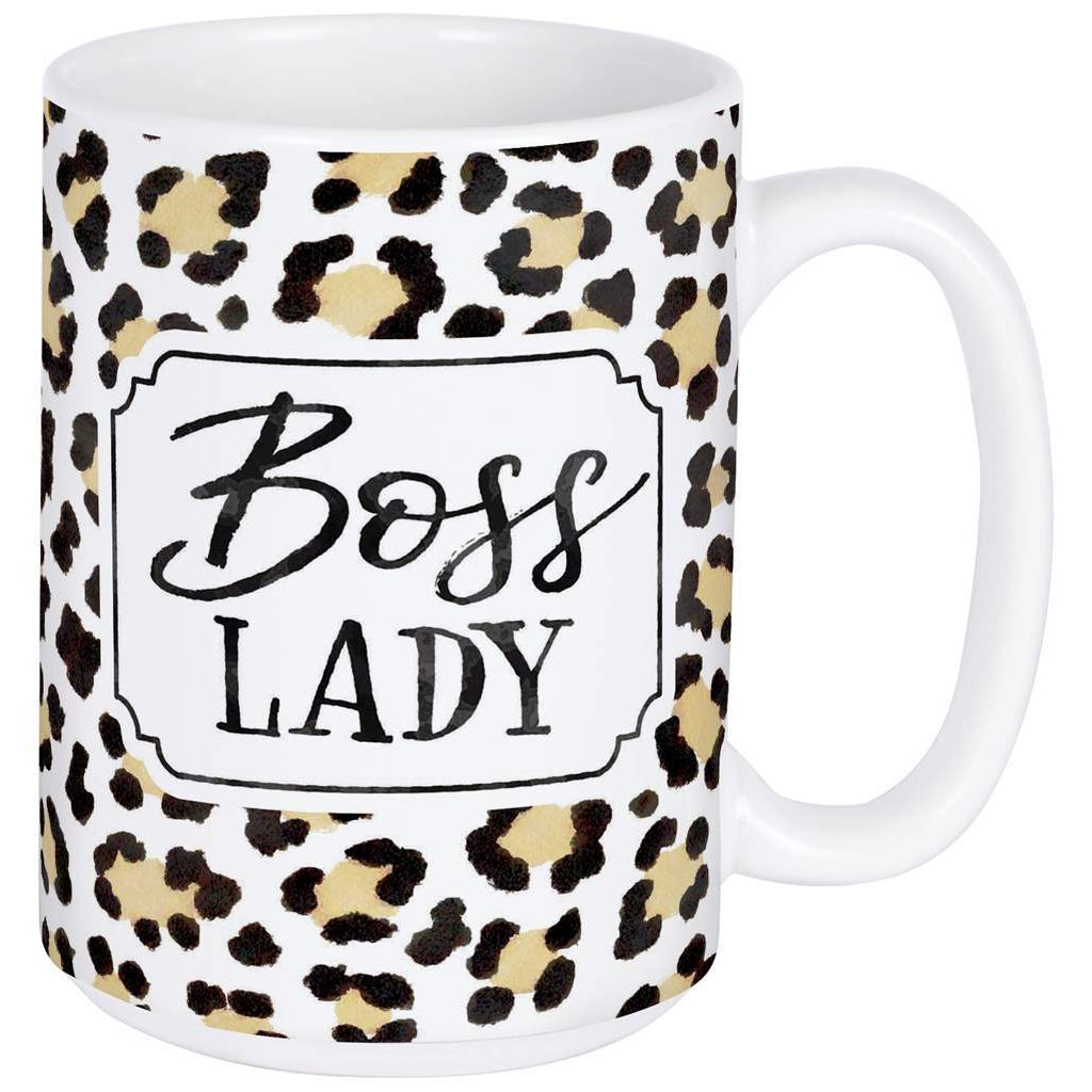 Edenborough Boss Lady Mug - Leopard