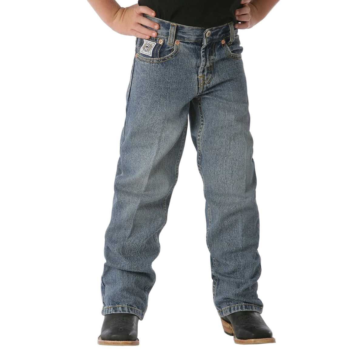 Cinch Little Boys White Label Regular Fit Jeans - Medium Stonewash - Irvine Tack & Western Wear