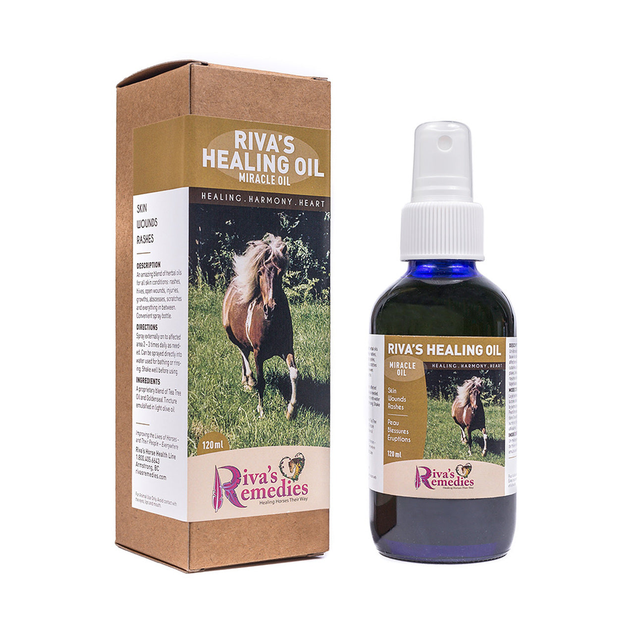 Riva's Remedies Equine Riva's Healing Oil - 120ml